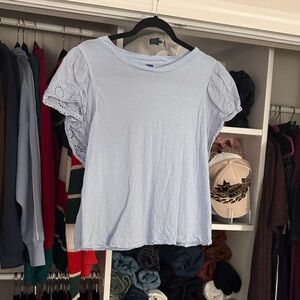 Old Navy Light Blue Short Sleeve Top